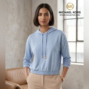Michael Kors Sky Blue Hoodie